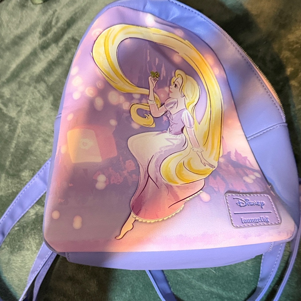 Disney Loungefly Tangled Rapunzel mini Backpack NWOT